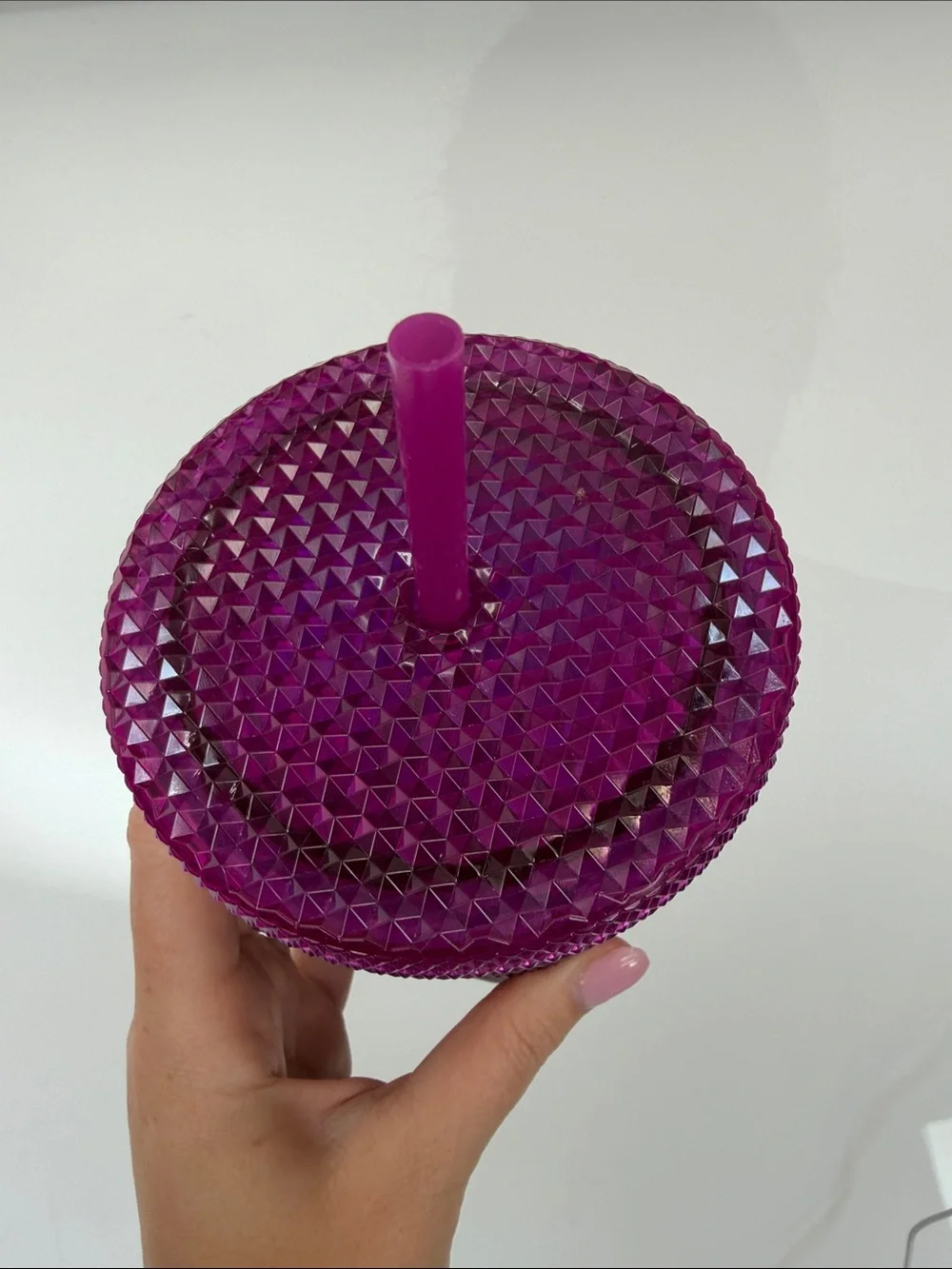 Starbucks Studded Raspberry Reusable Tumbler with Straw bling berry